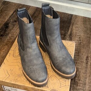 Buckle Slate Ankle Booties